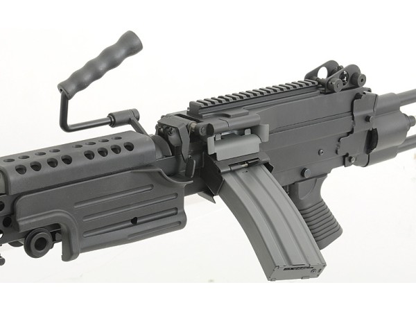 A&K FN Licensed Full Metal M249 PARA LMG (Black) 
