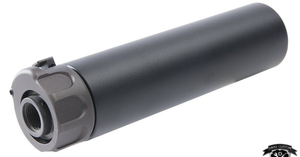 AngryGun SOCOM 556 Dummy Silencer Black / DE (14mm CCW)
