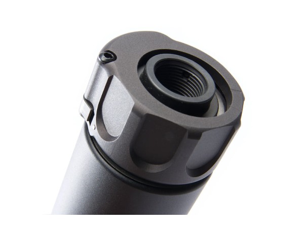 AngryGun SOCOM 556 Dummy Silencer Black / DE (14mm CCW)