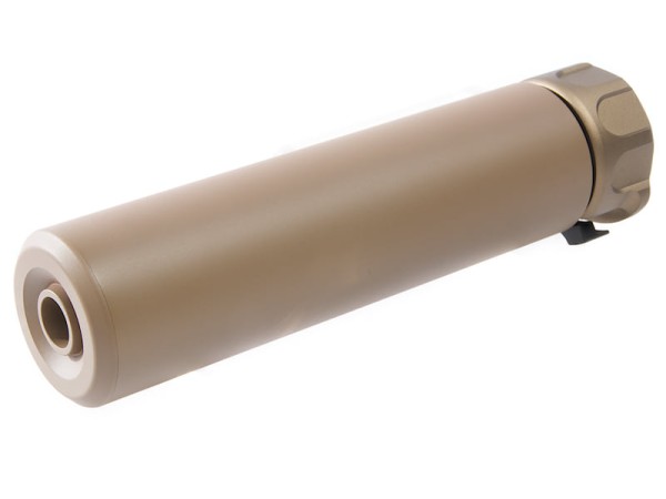 AngryGun SOCOM 556 Dummy Silencer Black / DE (14mm CCW) 