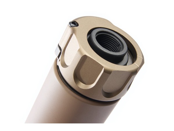 AngryGun SOCOM 556 Dummy Silencer Black / DE (14mm CCW) 
