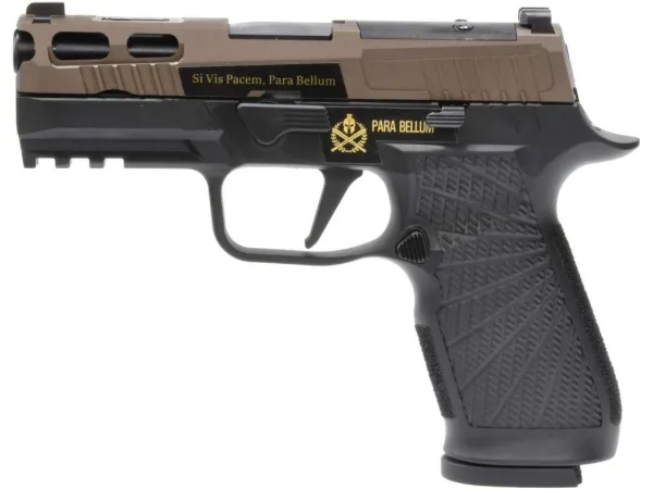 Para Bellum Custom P320 WC 3.9" GBB Pistol (Black / Bronze) Para Bellum Custom P320 WC 3.9" GBB Pistol (Black / Bronze)