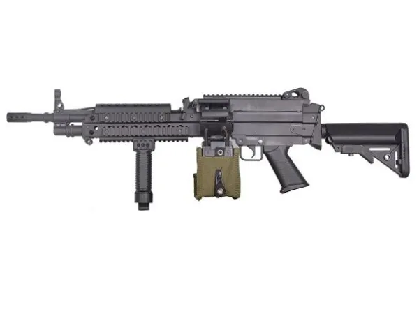 Rossi Thunder MK46 AEG Support Rifle (Electronic Trigger (Black)