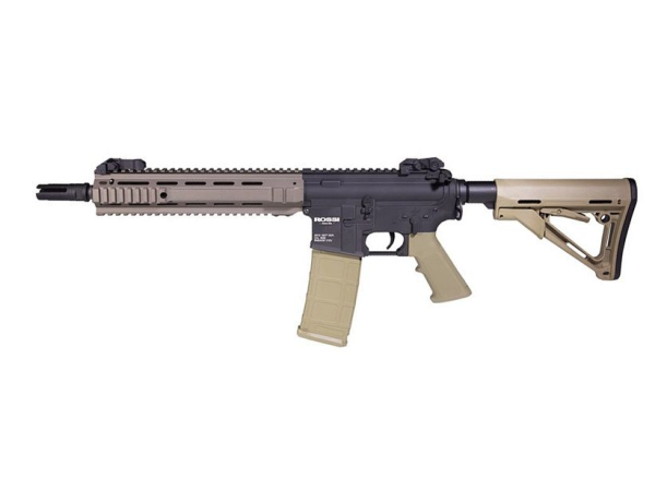 Rossi L119A2 Style Neptune SAS 10.5 AEG with Mosfet (Full Metal - Programmable Trigger - Tan)