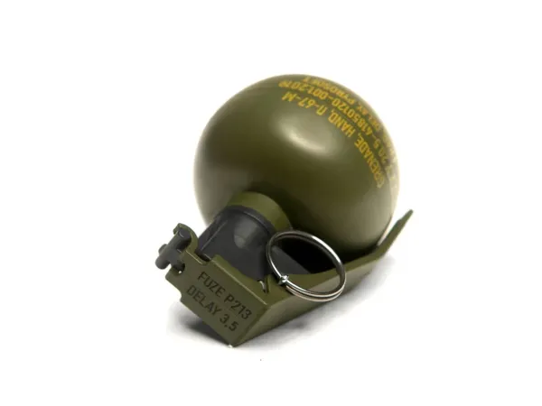 Pyrosoft Airsoft Hand Grenade P-67-M Nato (Chalk - Pack of 10)