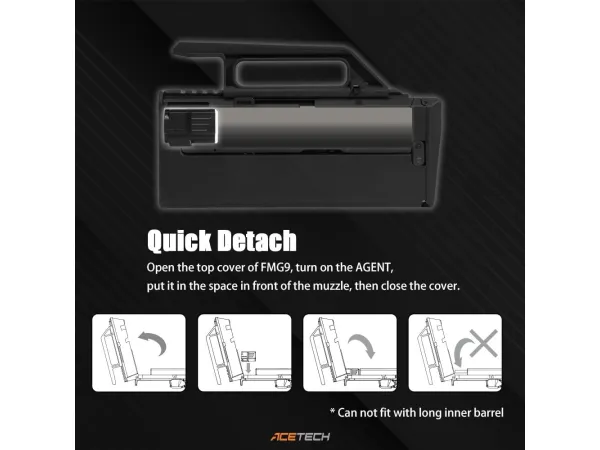 Acetech AGENT FMG9 Tracer Unit (Black)