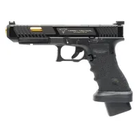 GHK Glock TTI G-34 Combat Master JW2 Gas Blowback Pistol (Premium Model)