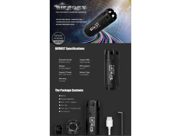 Acetech Bifrost Tracer Unit (Titanium)