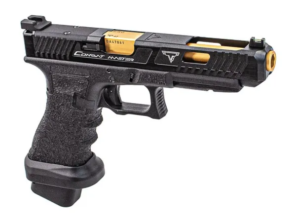 GHK Glock TTI G-34 Combat Master JW2 Gas Blowback Pistol (Premium Model)