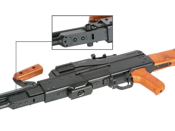 A&K PK Support Rifle (Real Wood Grip and Stock)