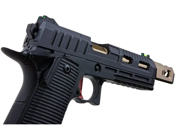 KJ Works KP19 Hi-Capa Optic Ready Gas Blowback Pistol with Compensator 