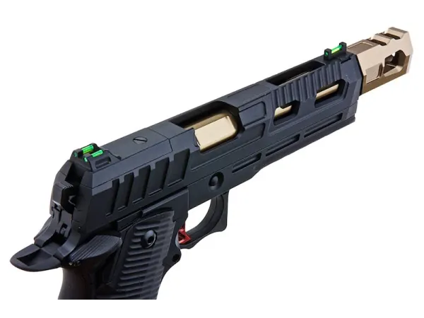 KJ Works KP19 Hi-Capa Optic Ready Gas Blowback Pistol with Compensator 