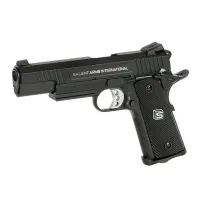 EMG x SAI Army 1911 Gas Blowback Pistol (Black) 