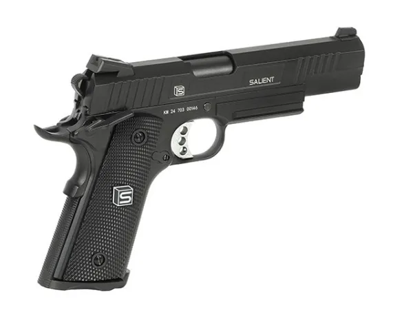EMG x SAI Army 1911 Gas Blowback Pistol (Black) 