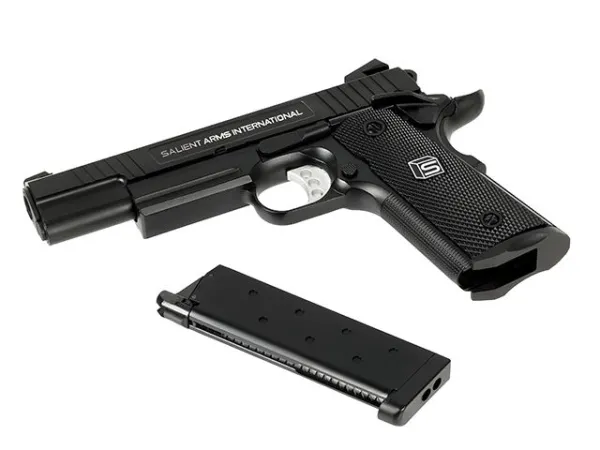 EMG x SAI Army 1911 Gas Blowback Pistol (Black) 