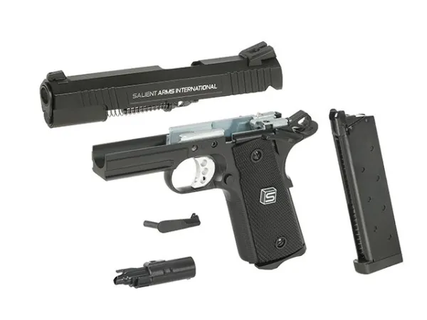 EMG x SAI Army 1911 Gas Blowback Pistol (Black) 