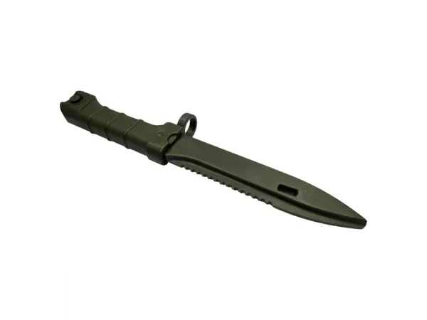 T&D Rubber Bayonet Knife for AK47/SVD Series Rifle (OD)