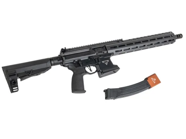 Stratos X MPX-K JW3 Style Gas Blowback Rifle (Faux Carbon Fibre - STR-MX-06 - VFC Compatible)