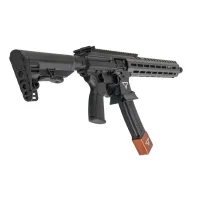 Stratos X MPX-K JW3 Style Gas Blowback Rifle (Faux Carbon Fibre - STR-MX-06 - VFC Compatible)