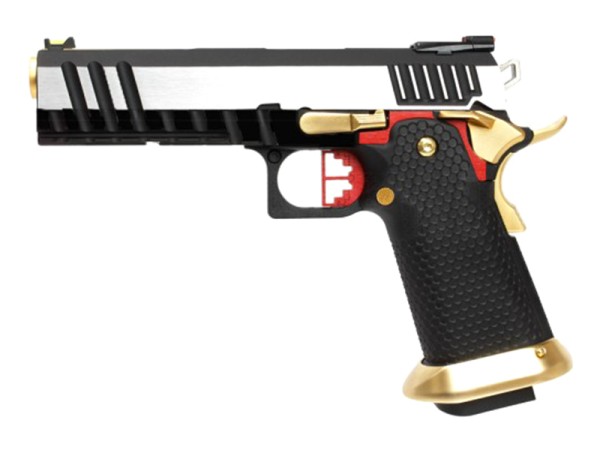 Armorer Works Custom Hi-Capa GBB (Silver/Gold)