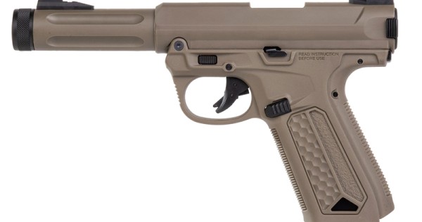 Action Army Ruger MKII AAP01 Gas Blowback Pistol (Tan)