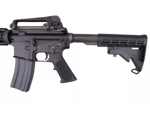 WE M4 RIS CQB Open Bolt GBBR (Black) 