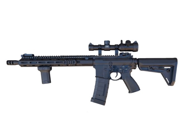 Double Bell TTI M4 Custom Grip and 1-4*20 Scope (Black)