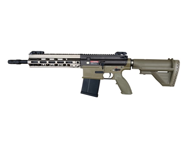 Golden Eagle Full Metal 417 AEG Rifle with Mosfet (Tan) 