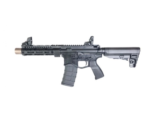 Golden Eagle 7" M4 Gas Blowback Rifle (Full Metal - MC6588M - Black)