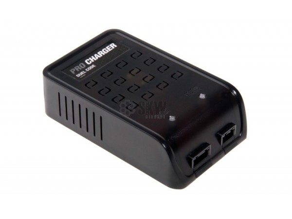 Duel Code Balancing Pro Charger (2-3 Cells - 7.4v - 11.1v - EU Plug & UK Power Lead)