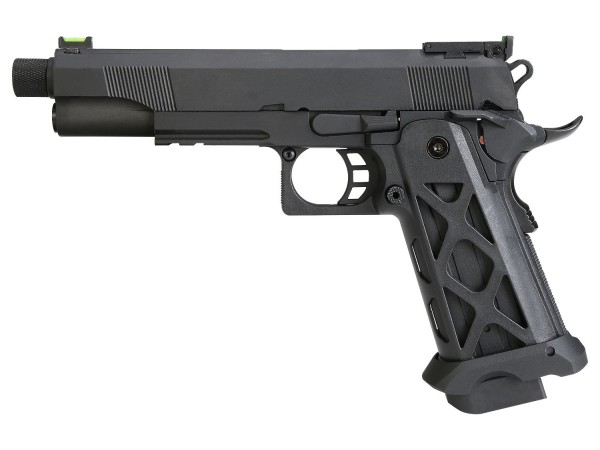 KLI Elite MKII Gas Blowback Pistol (Black)