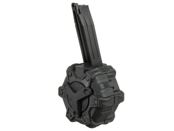 WE Gas Drum Magazine for 5.1 Hi-Capa Series (350 Rounds - Black) WE Gas Drum Magazine for 5.1 Hi-Capa Series (350 Rounds - Black)