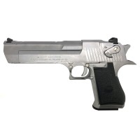 Cybergun Licensed Magnum Research Inc. Desert Eagle 50AE Gas Blowback Pistol (Silver)