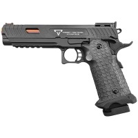 Jag Precision x Taran Tactical Full Metal International Licensed JW3 Combat Master Gas Blowback Pistol (Black & Gold) 