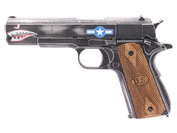 Cybergun Auto Ordnance 1911 Squadron Gas Blowback Pistol (Weathered)