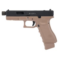 Secutor - Gladius Magna VI - 17 Series Co2 Blowback Pistol (Black and Tan)