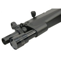 Classic Army CA5A5 Retractable Stock AEG with Torch Handguard (Black) 