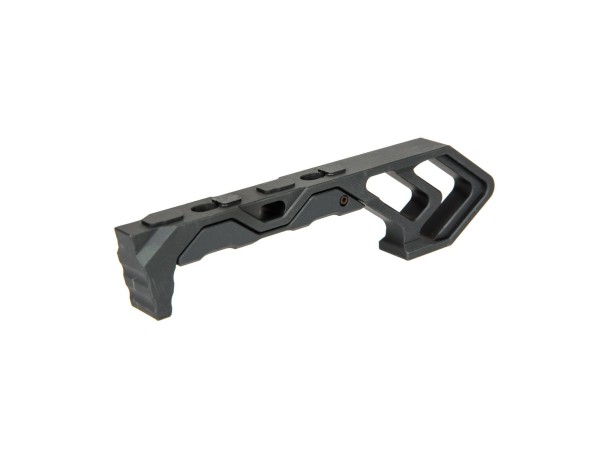 M-ETAL Aluminum M-LOK Angled Vertical Grip (Black) 