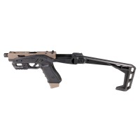 Secutor Corvus III Carbine Kit with Gladius MAGNA Co2 Blowback Pistol (Black & Tan)