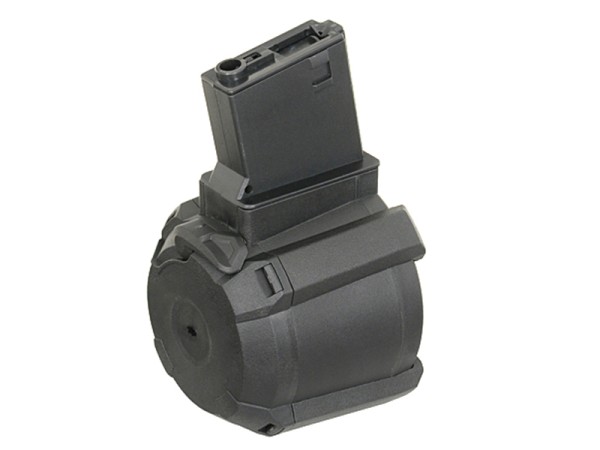 Battleaxe M4 Electric Drum Magazine (Electric Winding - Black)