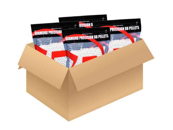 Ares Amoeba Diamond Precision 0.28g (3570) 1 Kilo BB's (1 Carton = 20 Bags)