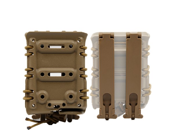 Big Foot 7.62 Magazine Pouch (Polymer - Adjustable Elasticated Retention - Tan)