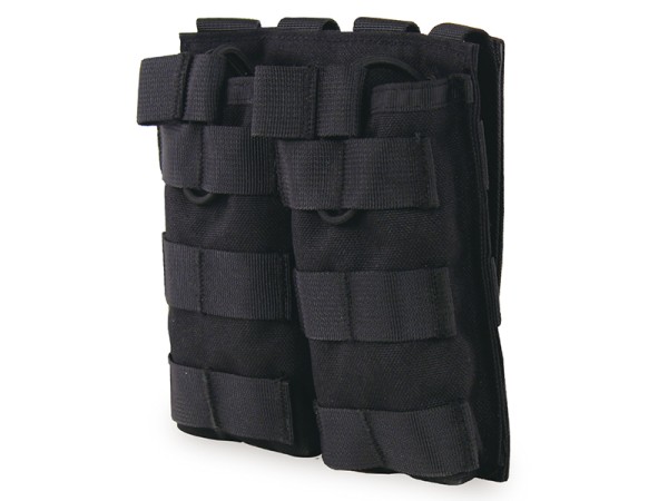 Big Foot Tactical Double Magazine Pouch for M4/AK/AUG (Black)