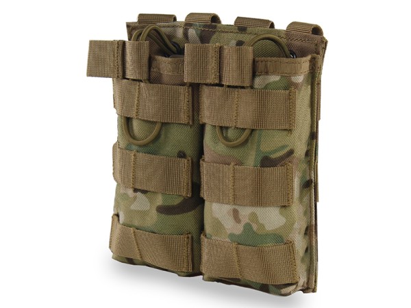 Big Foot Tactical Double Magazine Pouch for M4/AK/AUG (Multicam)