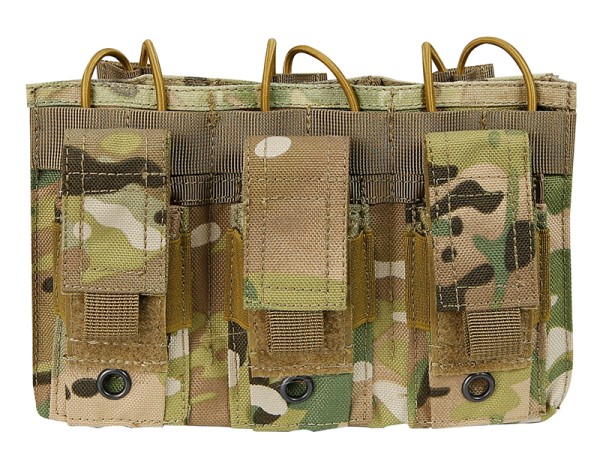 Big Foot Magazine Pouch (Open Top - Triple - Multicam)