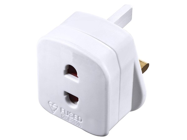 CCCP EU 2 Pin to UK 3 Pin Plug (With Fuse) CCCP EU 2 Pin to UK 3 Pin Plug (With Fuse)