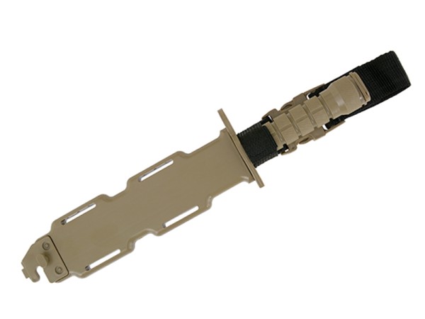 CCCP M4 Rubber Knife with Case and Straps (Bayonet - Tan)