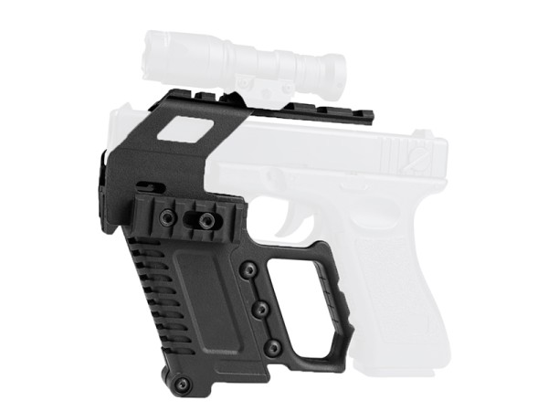 Big Foot Pistol Carbine Kit with Rail Base Loading for 17/18/19 Series (Black)