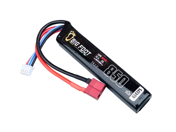Big Foot Heat Lipo Battery 850mAh 11.1v 15c (Bolt Compatible - DEANS)